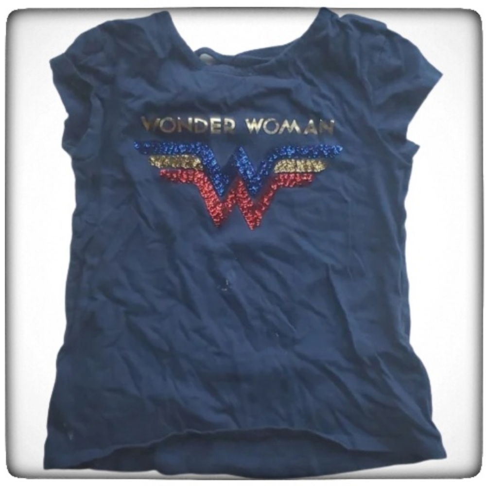 Gap Wonder Woman Cute Crossback Tshirt-XS 4-5